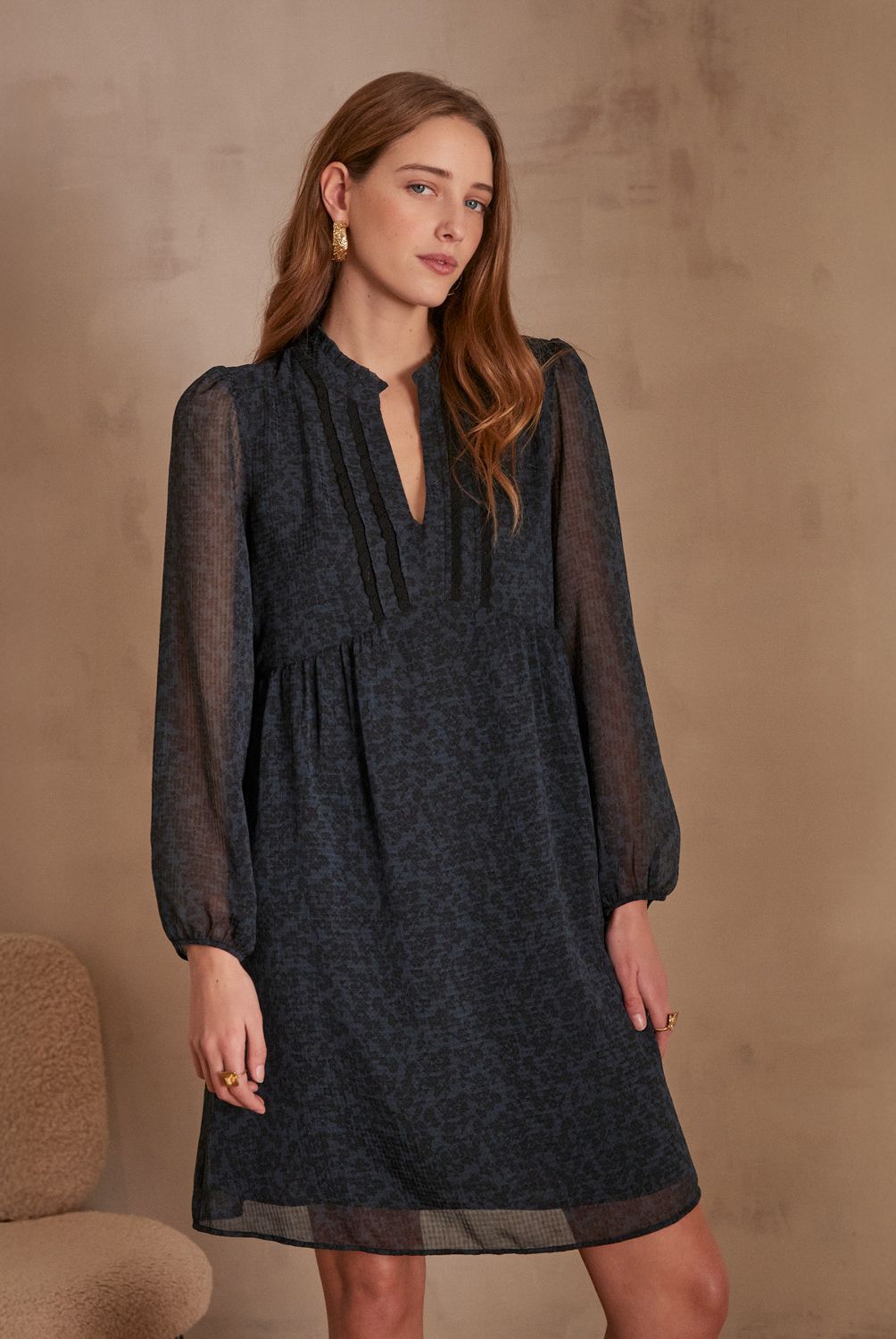 MAISON 123 - Vestido Lyne Corto Algodón Mujer Maison 123