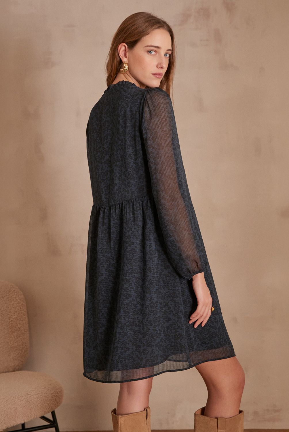 MAISON 123 - Vestido Lyne Corto Algodón Mujer Maison 123