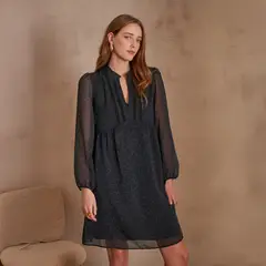MAISON 123 - Vestido Lyne Corto Algodón Mujer