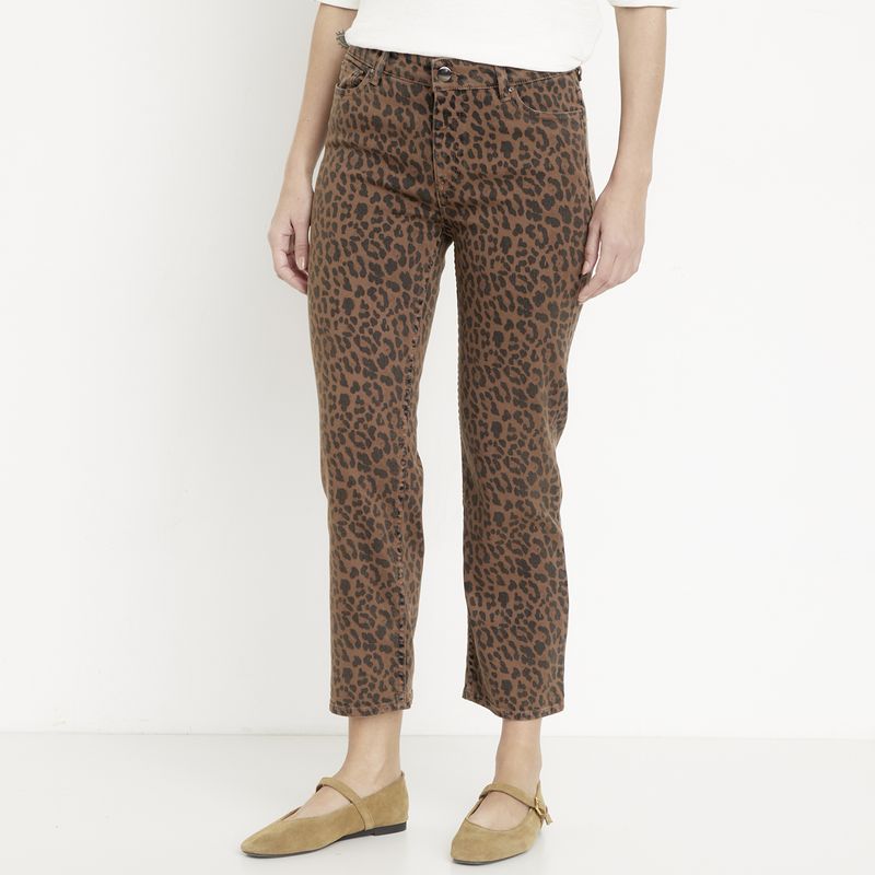 MAISON 123 - Jeans Louisy Estampado Algodón Mujer Maison 123