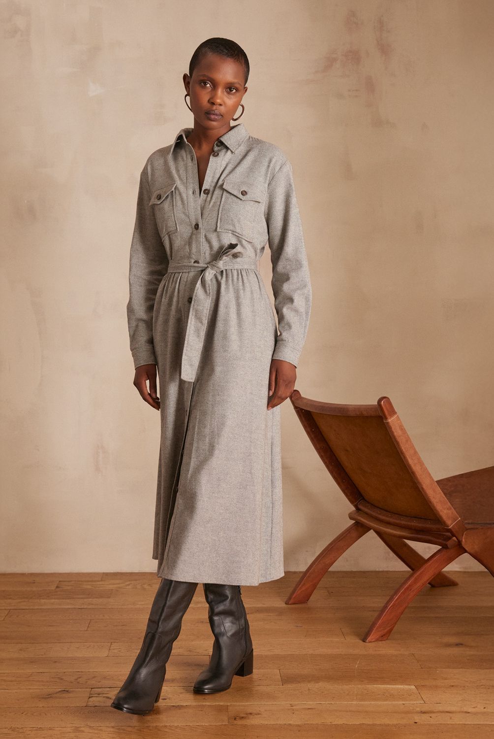 MAISON 123 - Vestido Laurie Algodón Mujer Maison 123
