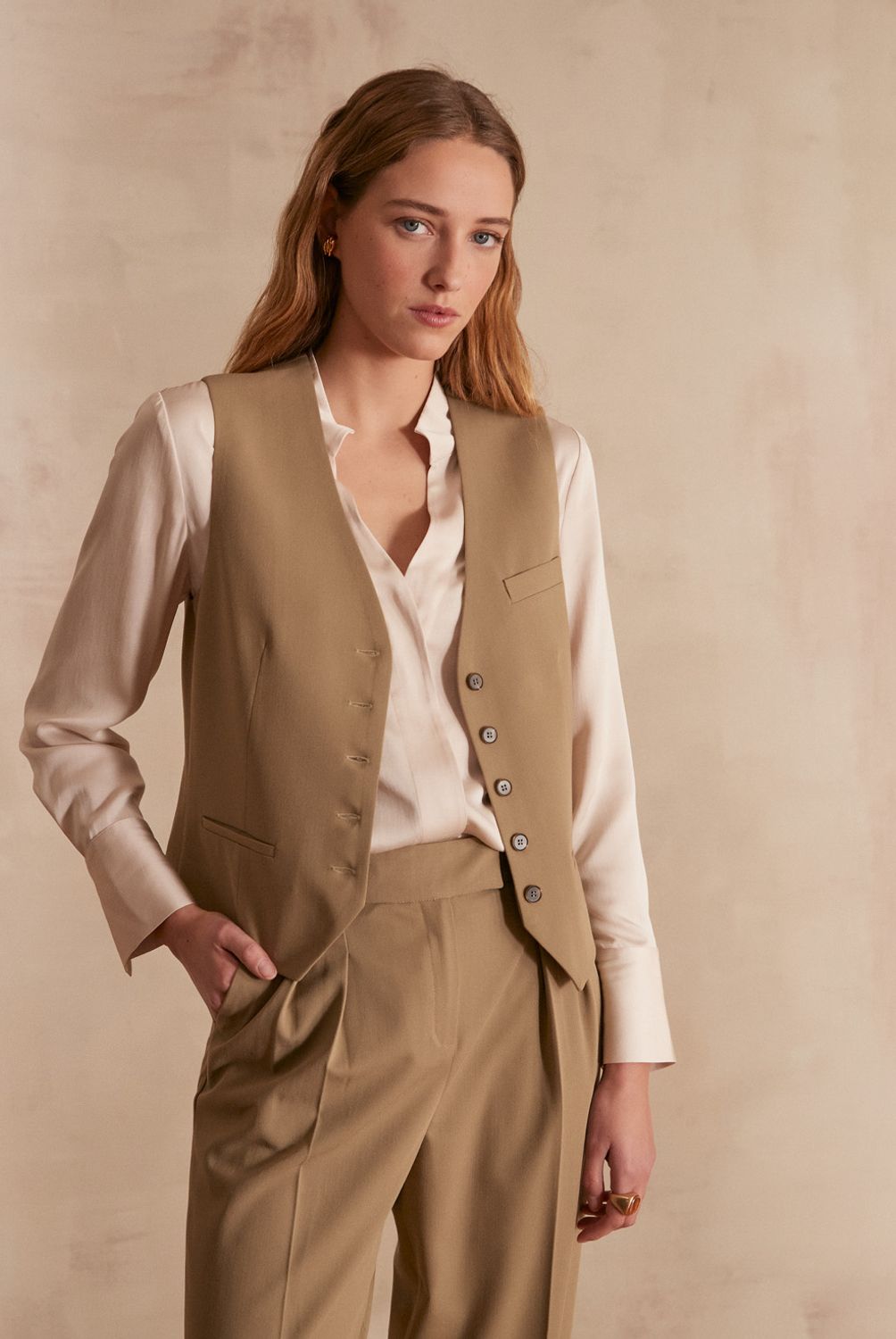 MAISON 123 - Blazer Carlotta Sin Mangas Mujer Maison 123