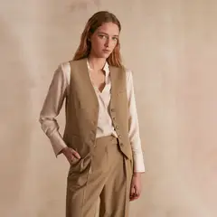 MAISON 123 - Blazer Carlotta Sin Mangas Mujer