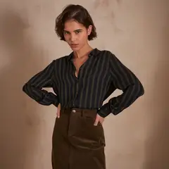 MAISON 123 - Blusa Betsy Estampado Rayas Mujer