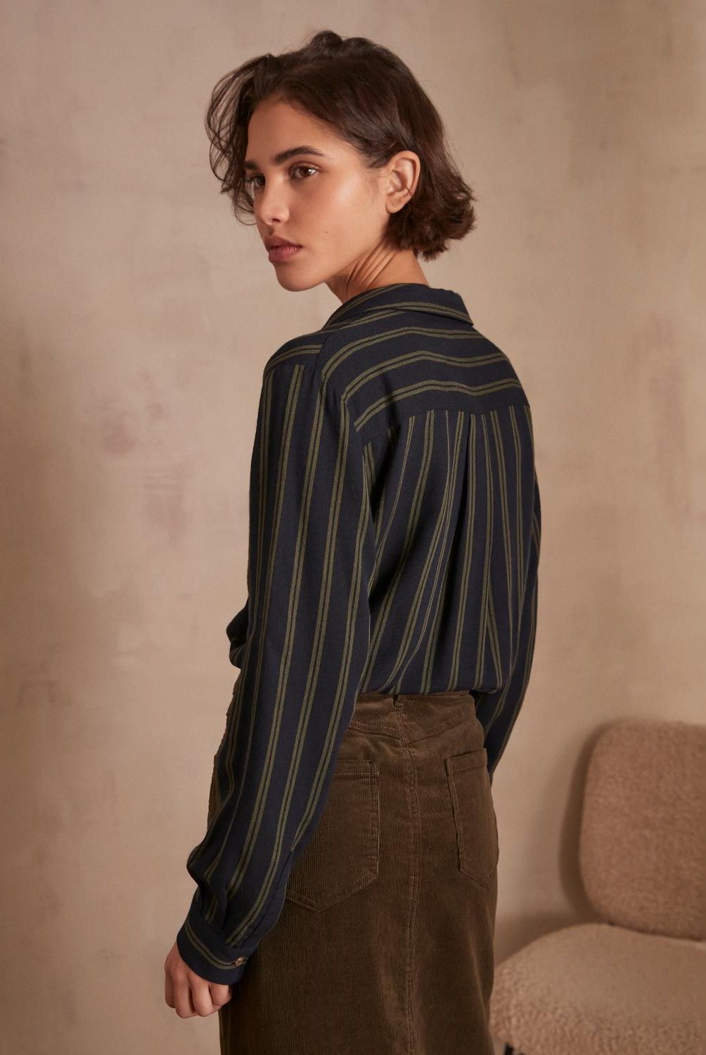 MAISON 123 - Blusa Betsy Estampado Rayas Mujer Maison 123