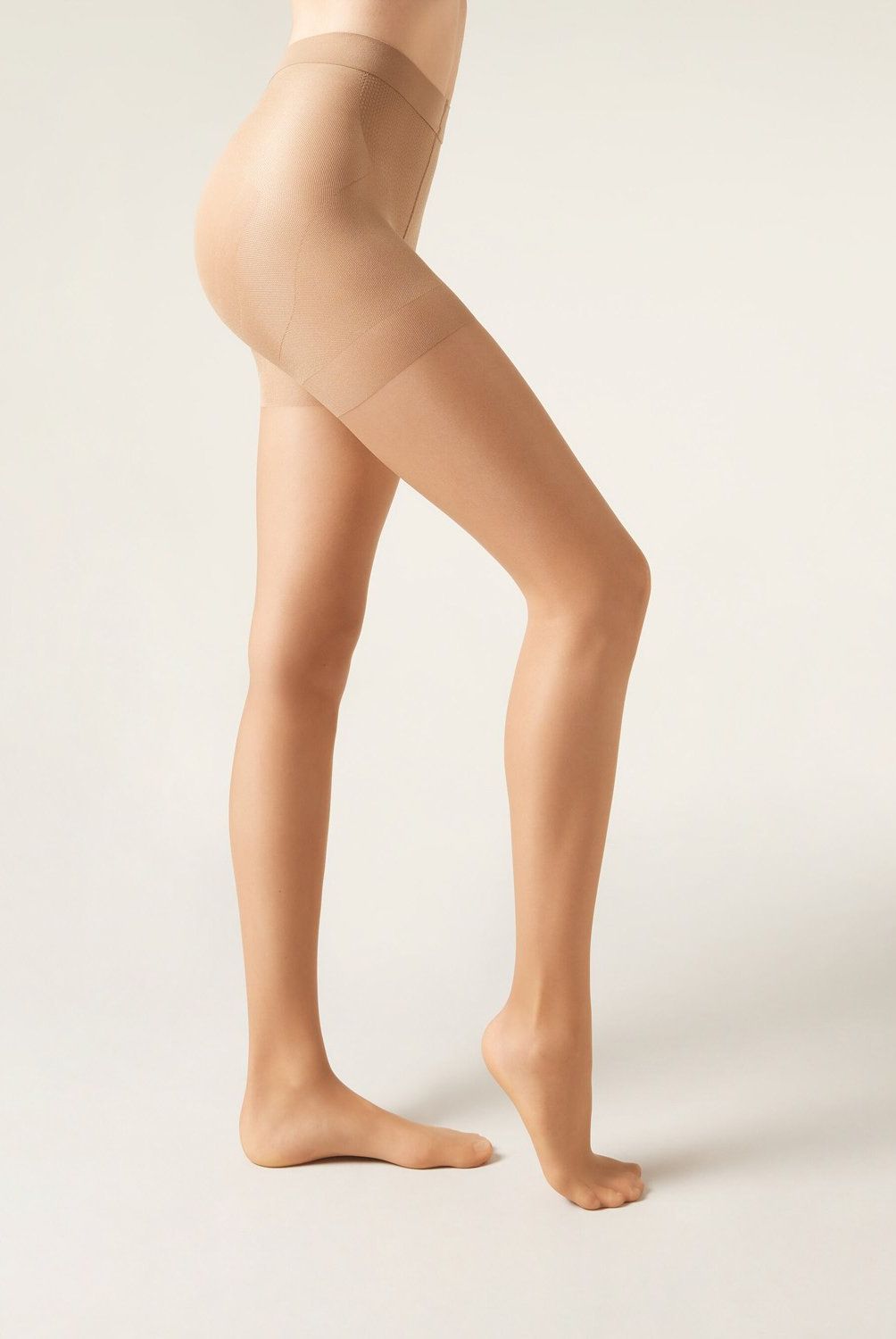 CALZEDONIA - Pantys Transparentes 15 Deniers Strong Sculpt Mujer Calzedonia