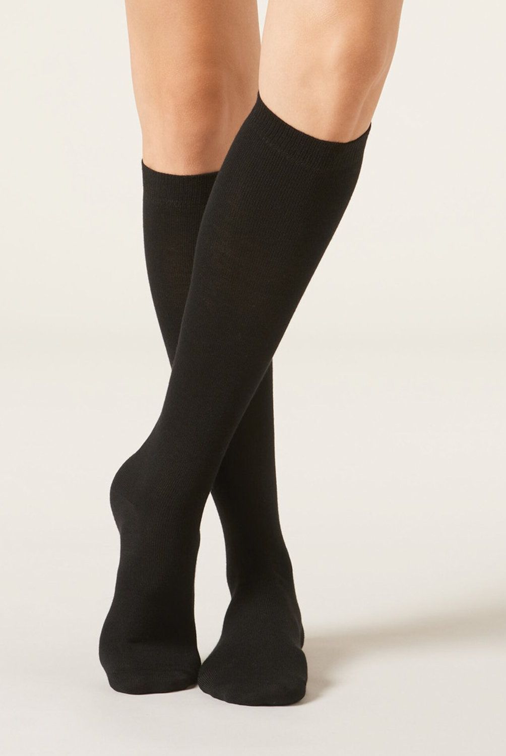CALZEDONIA - Calcetines Largos con Lana y Algodón Mujer Calzedonia
