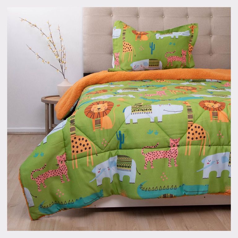 Plumon Infantil Sherpa Estampados