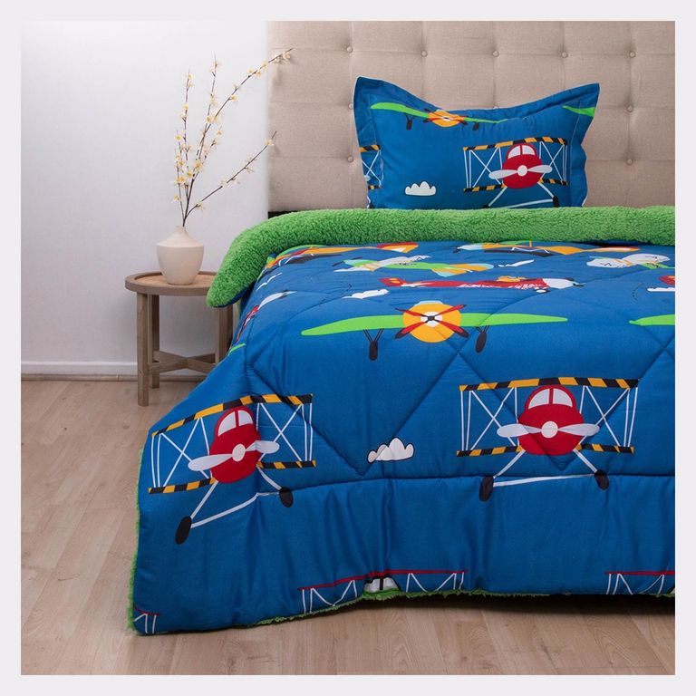 Plumon Infantil Sherpa Estampados