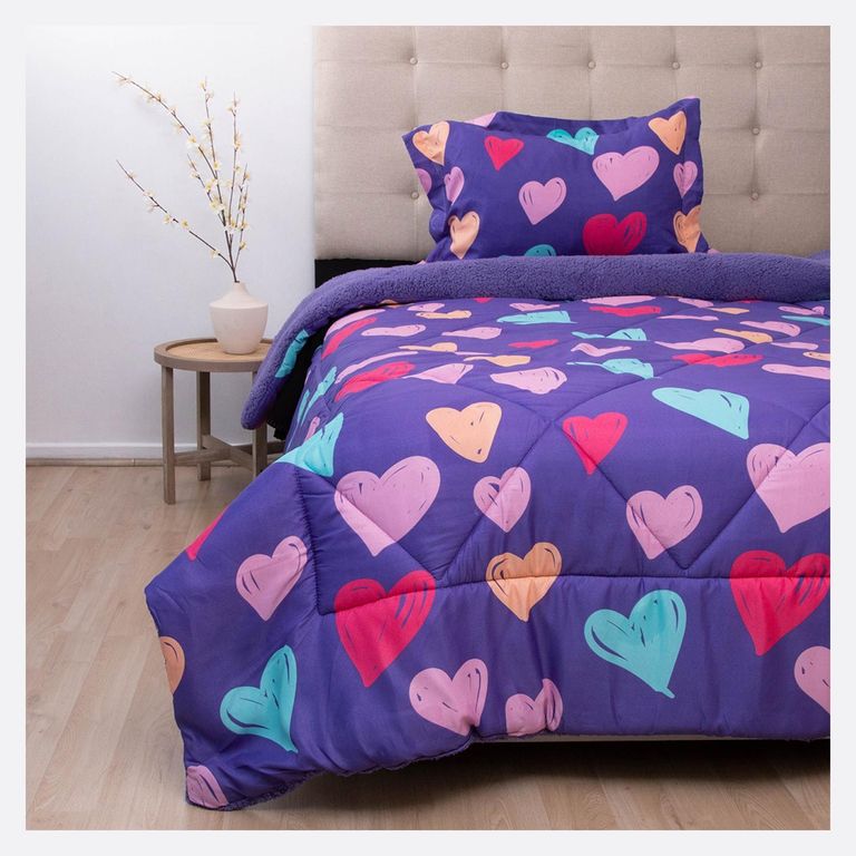 Plumon Infantil Sherpa Estampados