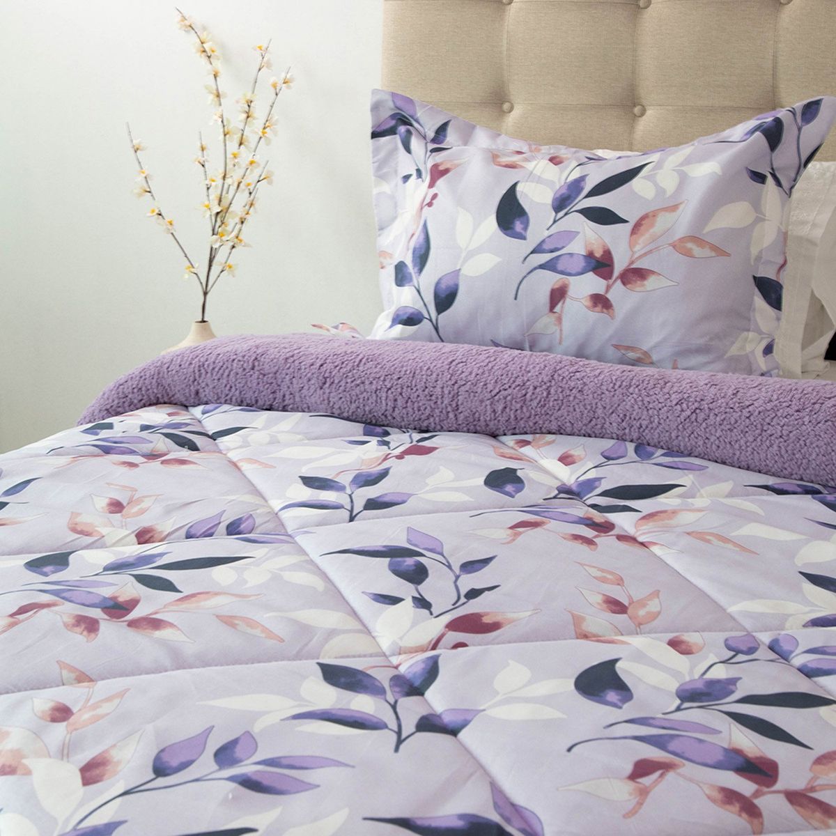 DORAL - Plumón Estampado Sherpa  Doral