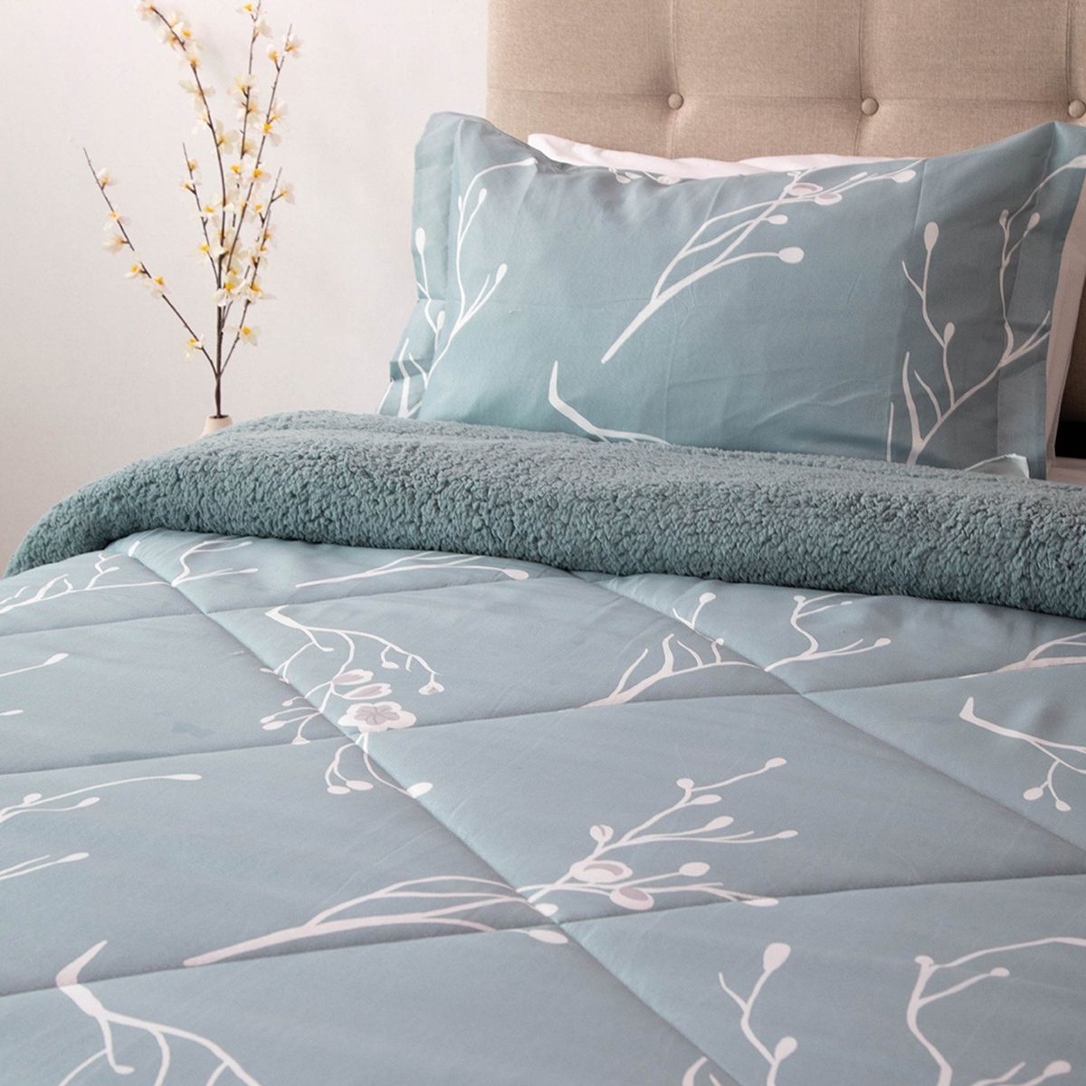 DORAL - Plumón Estampado Sherpa Senses D3 Doral