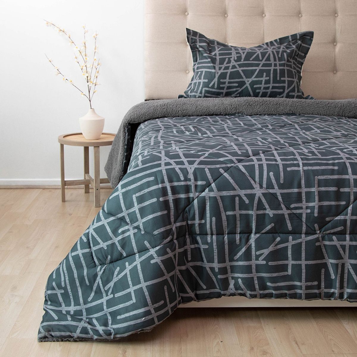 DORAL - Plumón Estampado Sherpa Senses D6 Doral