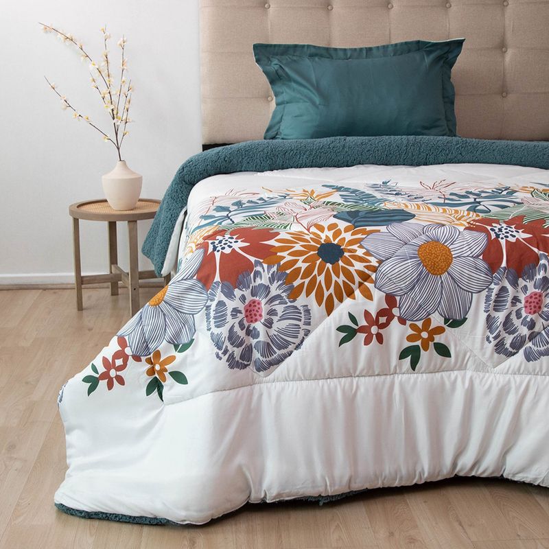 DORAL - Plumón Estampado Sherpa  Doral