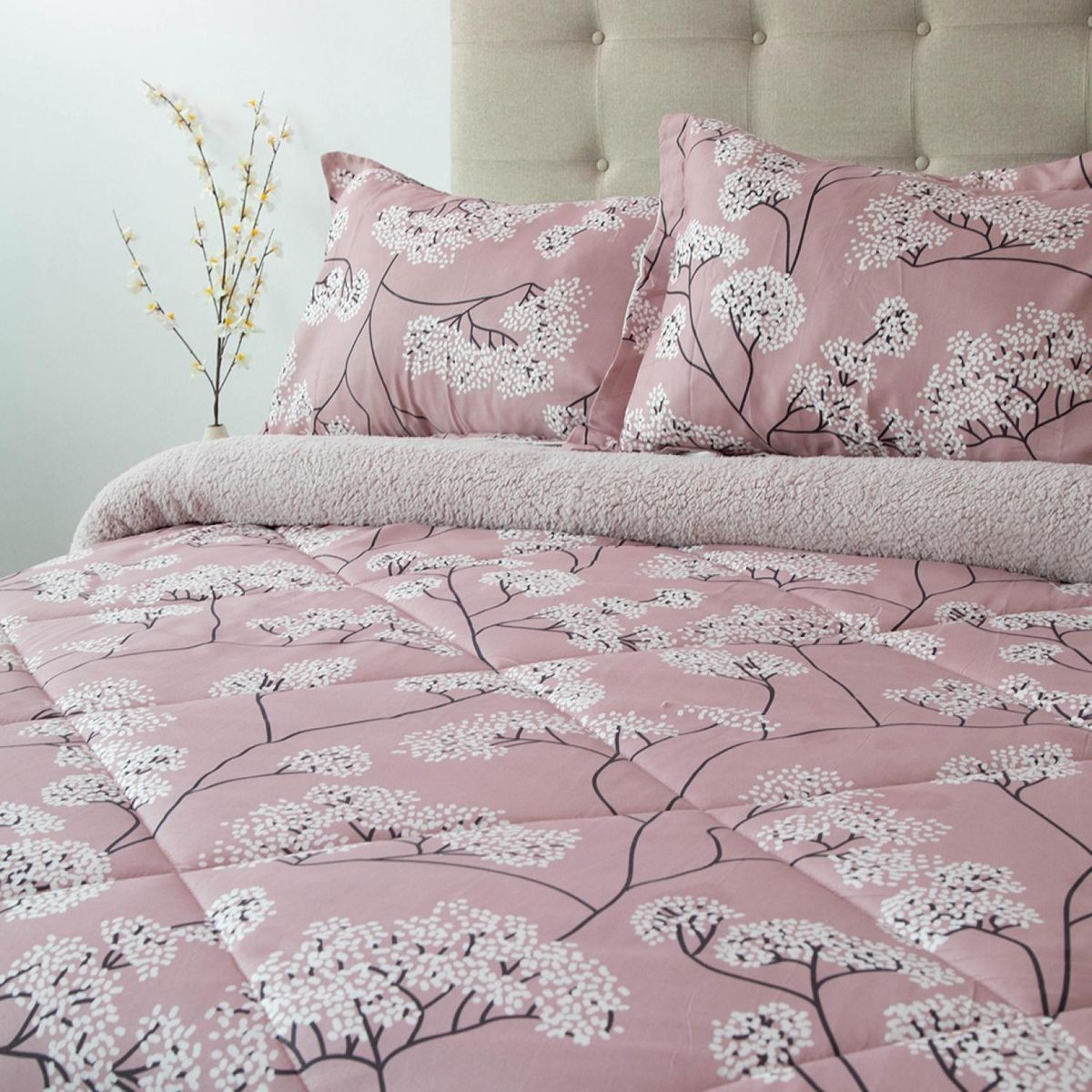 DORAL - Plumón Estampado Sherpa Senses D2 Doral