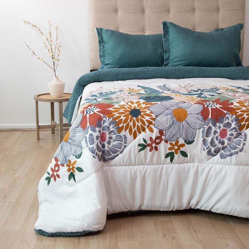 DORAL - Plumón Estampado Sherpa  Doral