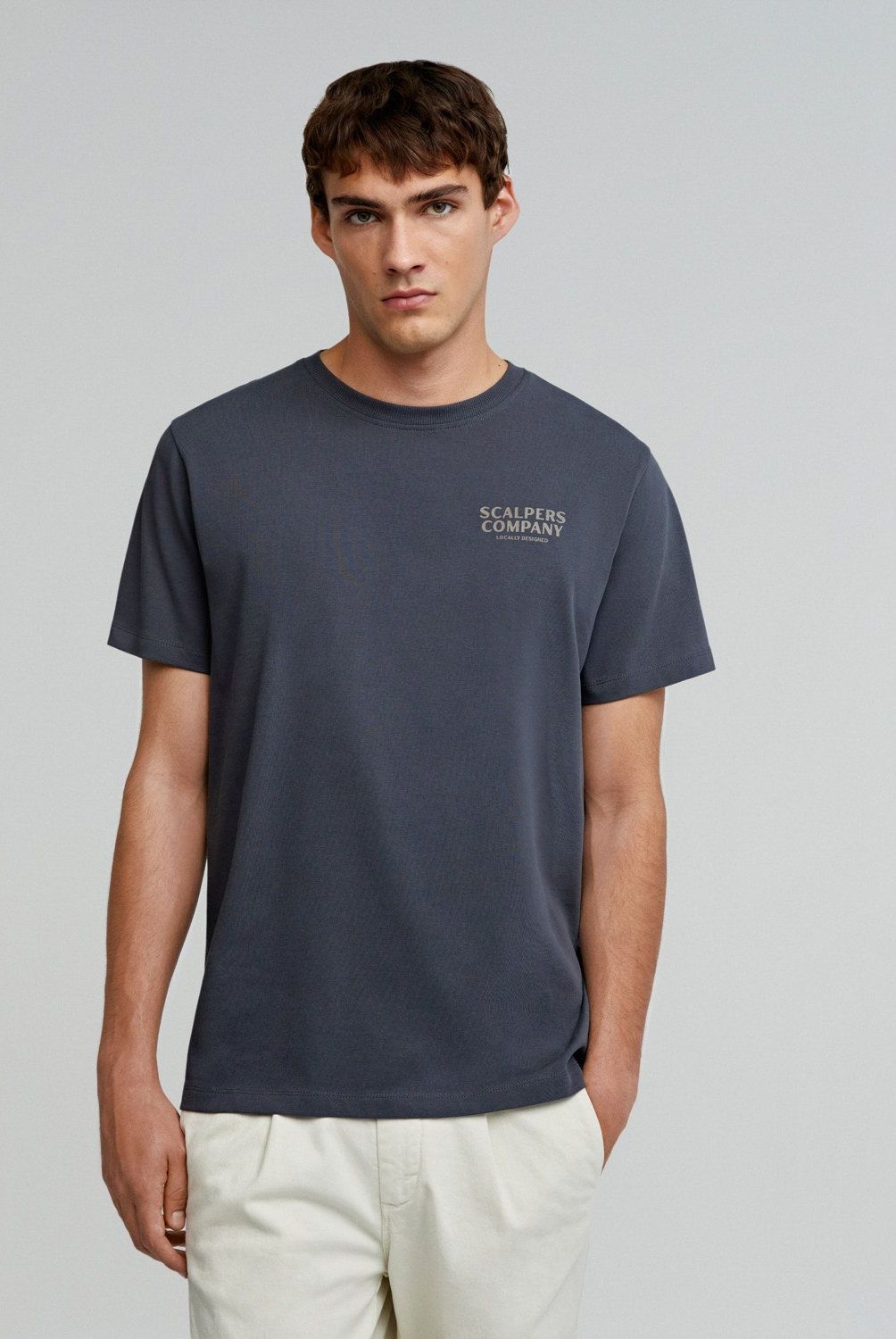 SCALPERS - Polera Hombre Manga Corta Algodón Scalpers