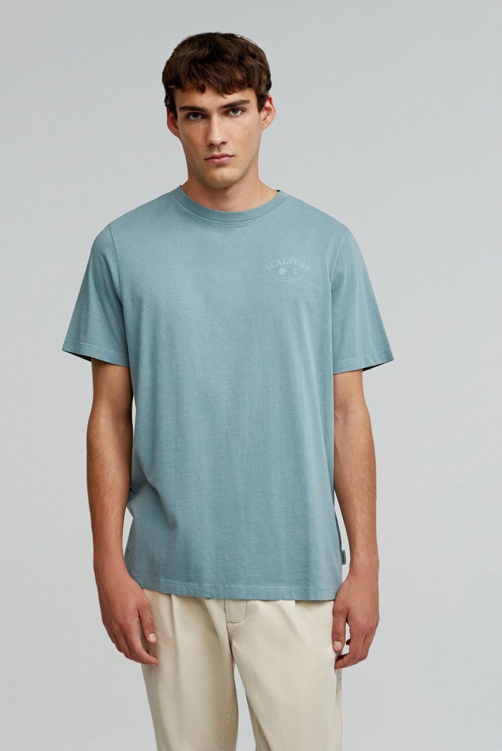 SCALPERS - Polera Hombre Manga Corta Algodón Scalpers