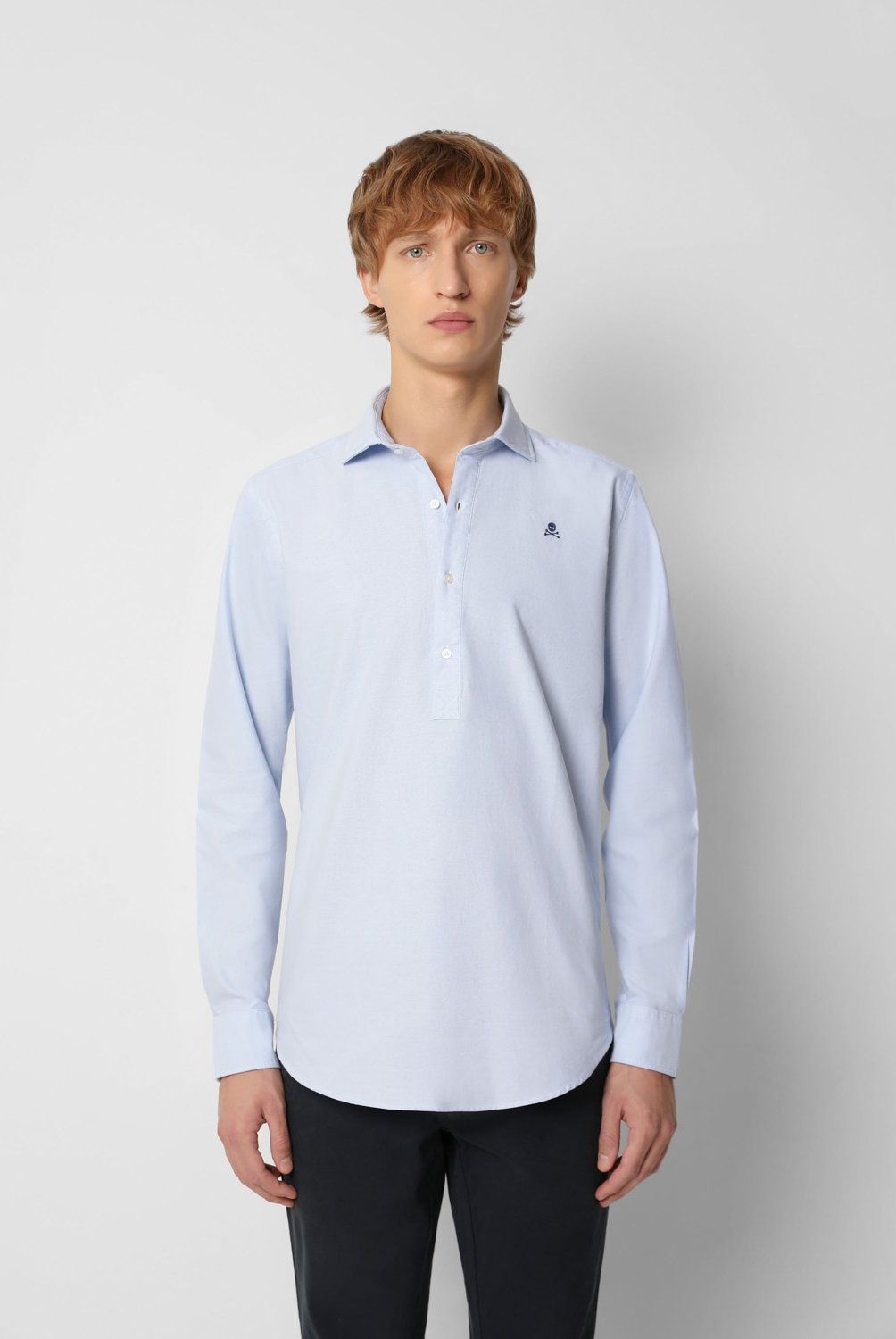 SCALPERS - Camisa Casual Manga Larga  Hombre Scalpers