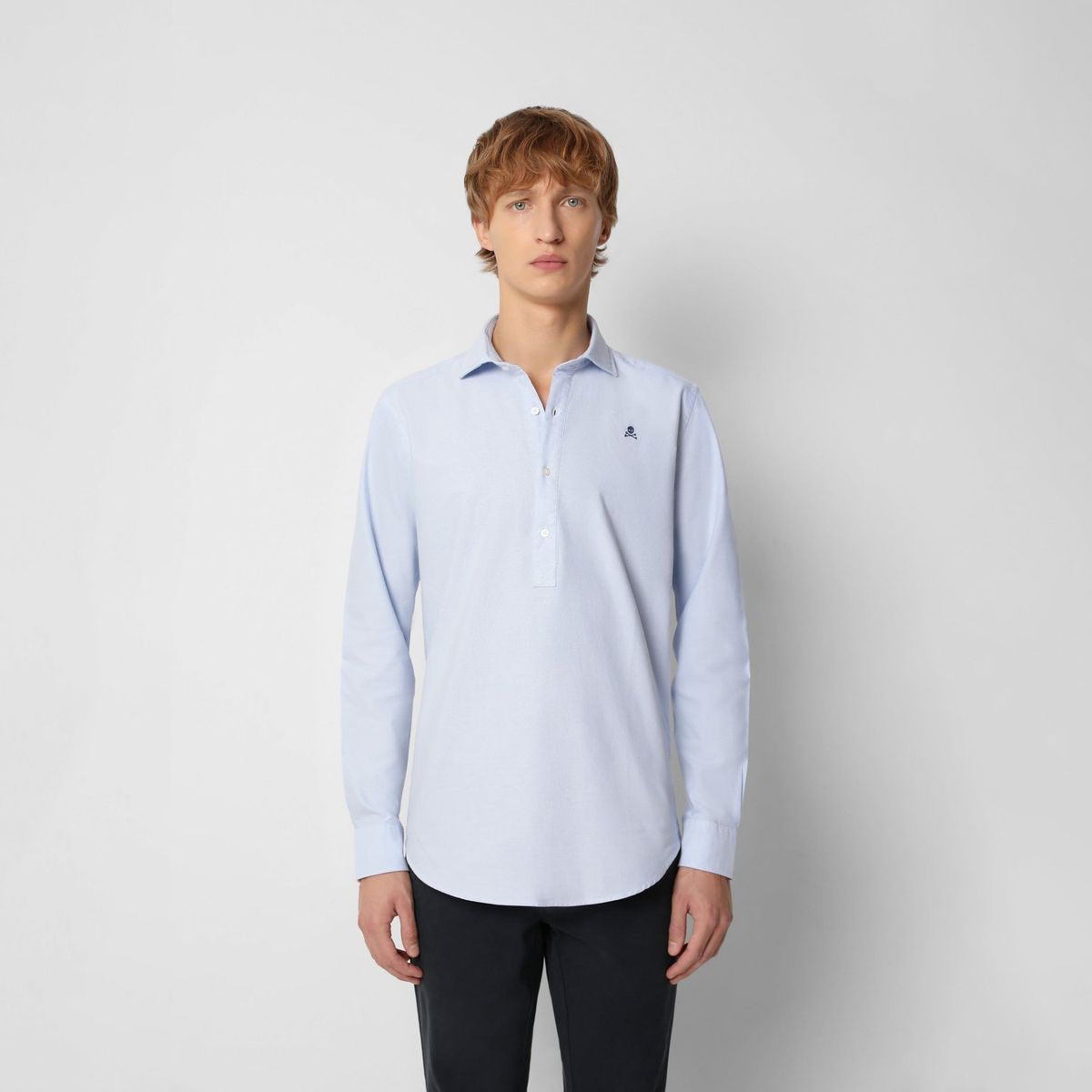 SCALPERS - Camisa Casual Manga Larga  Hombre Scalpers