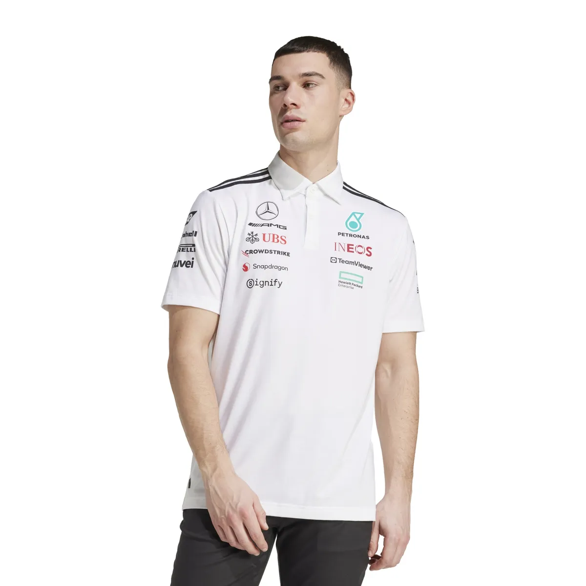 ADIDAS - Polera Con Cuello Mercedes Amg Petronas Fórmula 1 Adidas