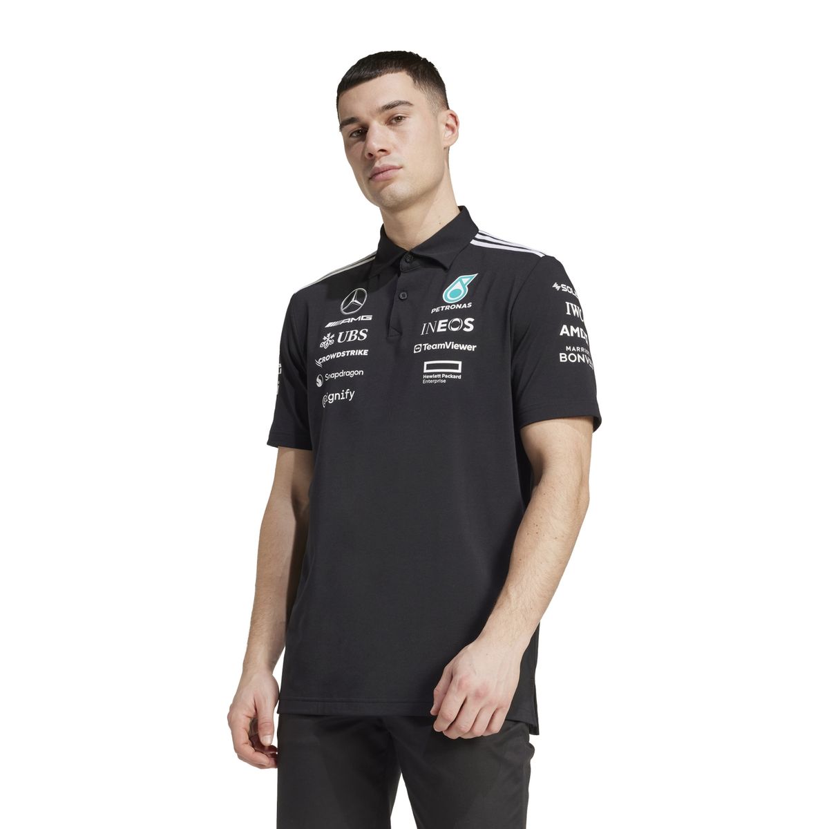 ADIDAS - Polera Con Cuello Mercedes Amg Petronas Fórmula 1 Adidas