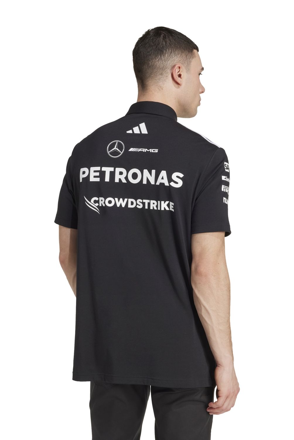 ADIDAS - Polera Con Cuello Mercedes AMG Petronas Fórmula 1 Adidas
