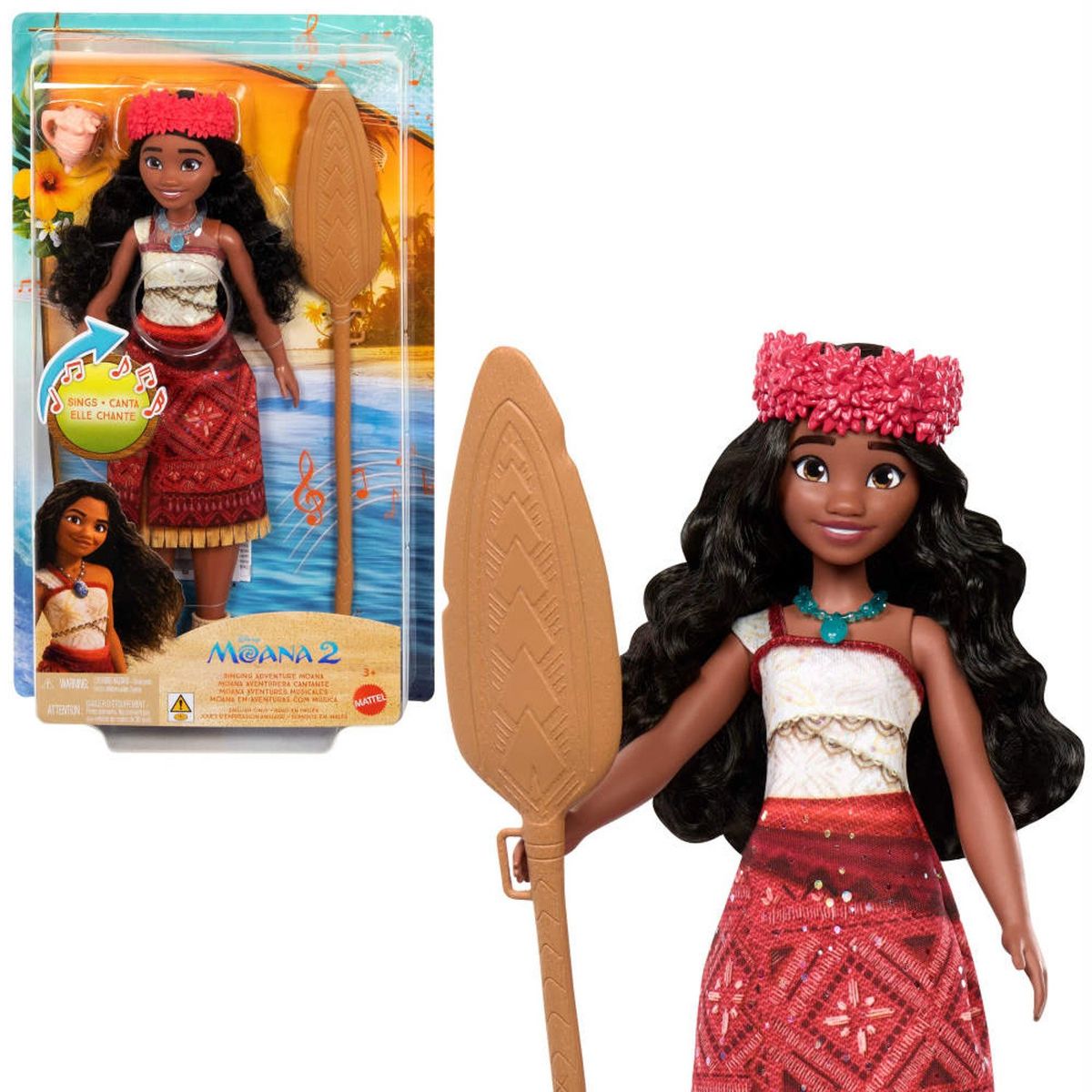MOANA - Muñeca Musical Para Niñas Moana 2