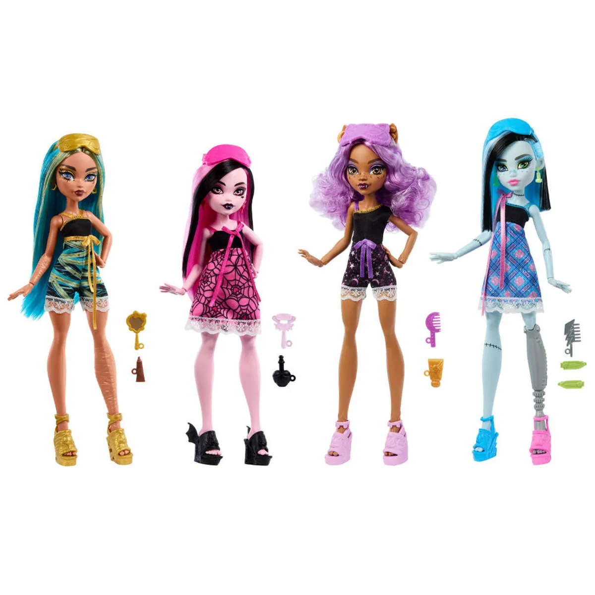 MONSTER HIGH - Muñeca Pijamas Monstruosas (Contiene Producto Al Azar Del Surtido) Monster High