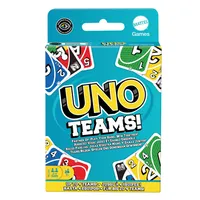 Juego de Mesa Cartas Uno Teams Para Ninos