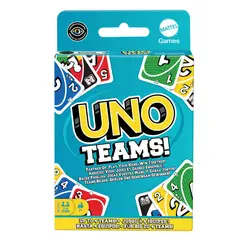 MATTEL - Uno Juego De Cartas Teams Games