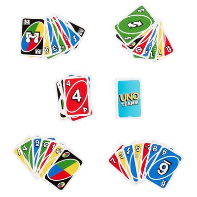 Imagen 2 del producto Juego de Mesa Cartas Uno Teams Para Ninos