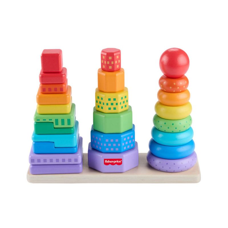 FISHER PRICE - Torres De Madera Surtido Fisher Price