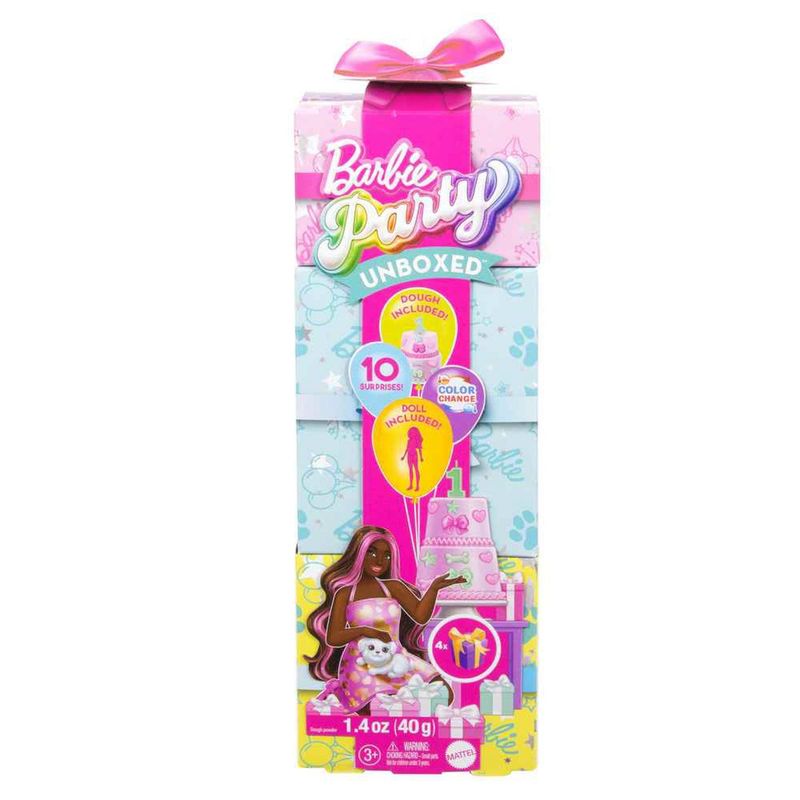 BARBIE - Party Unboxed Muñeca Fiesta De Mascotas (Contiene Producto Al Azar Del Surtido) Barbie