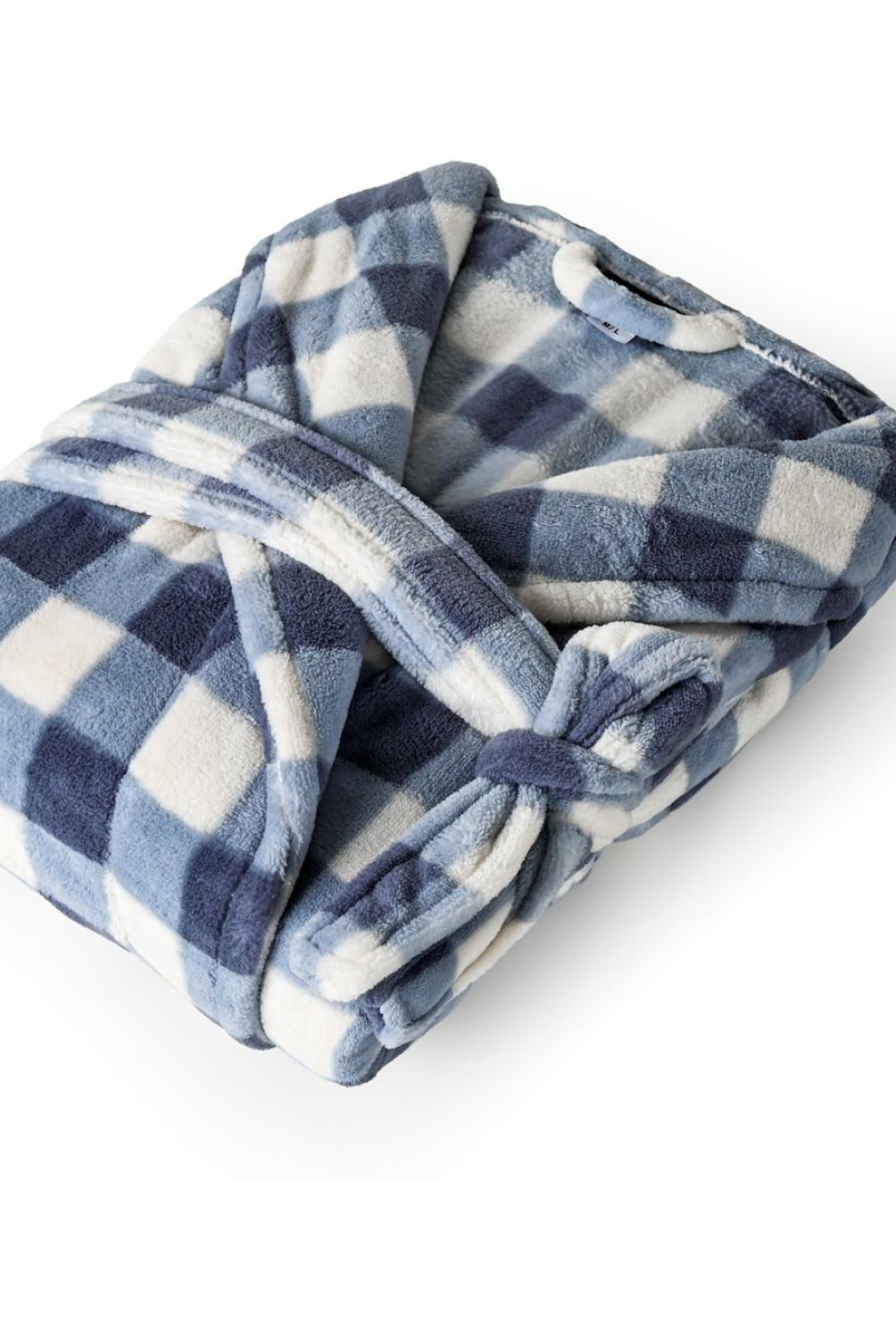 ELEMENTS & CO - Bata De Baño Azul Talla S/M Cannon-Elements And Co