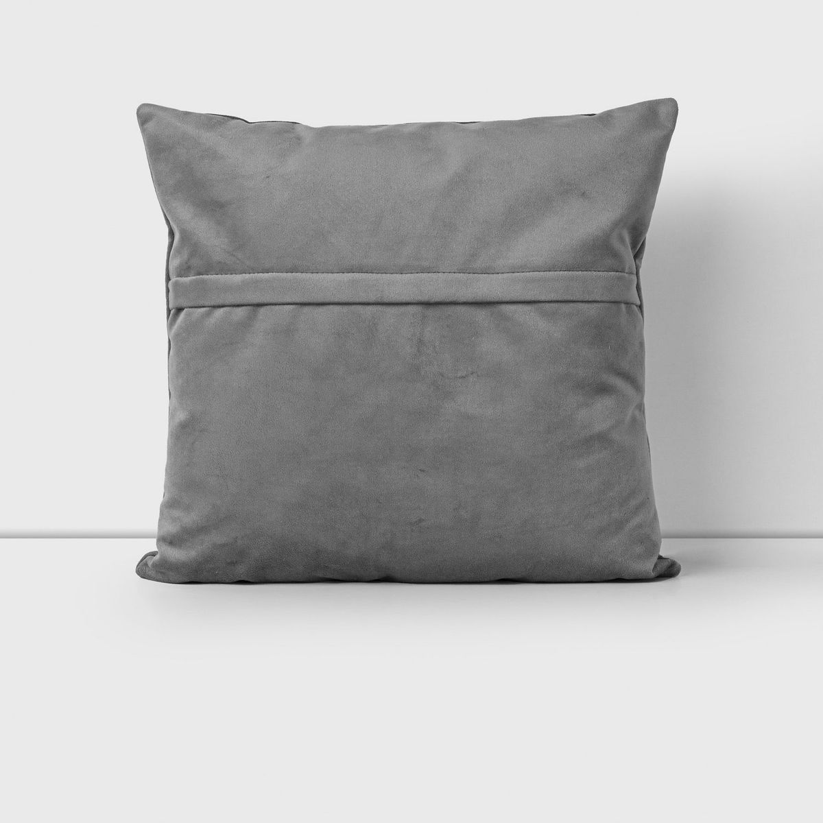 ELEMENTS & CO - Cojín Velvet Gris 45X45 Cm Cannon-Elements And Co