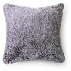ROYAL SUPREME - Cojín Piel Fur Gris 48X48 Cm Cannon-Royal Supreme