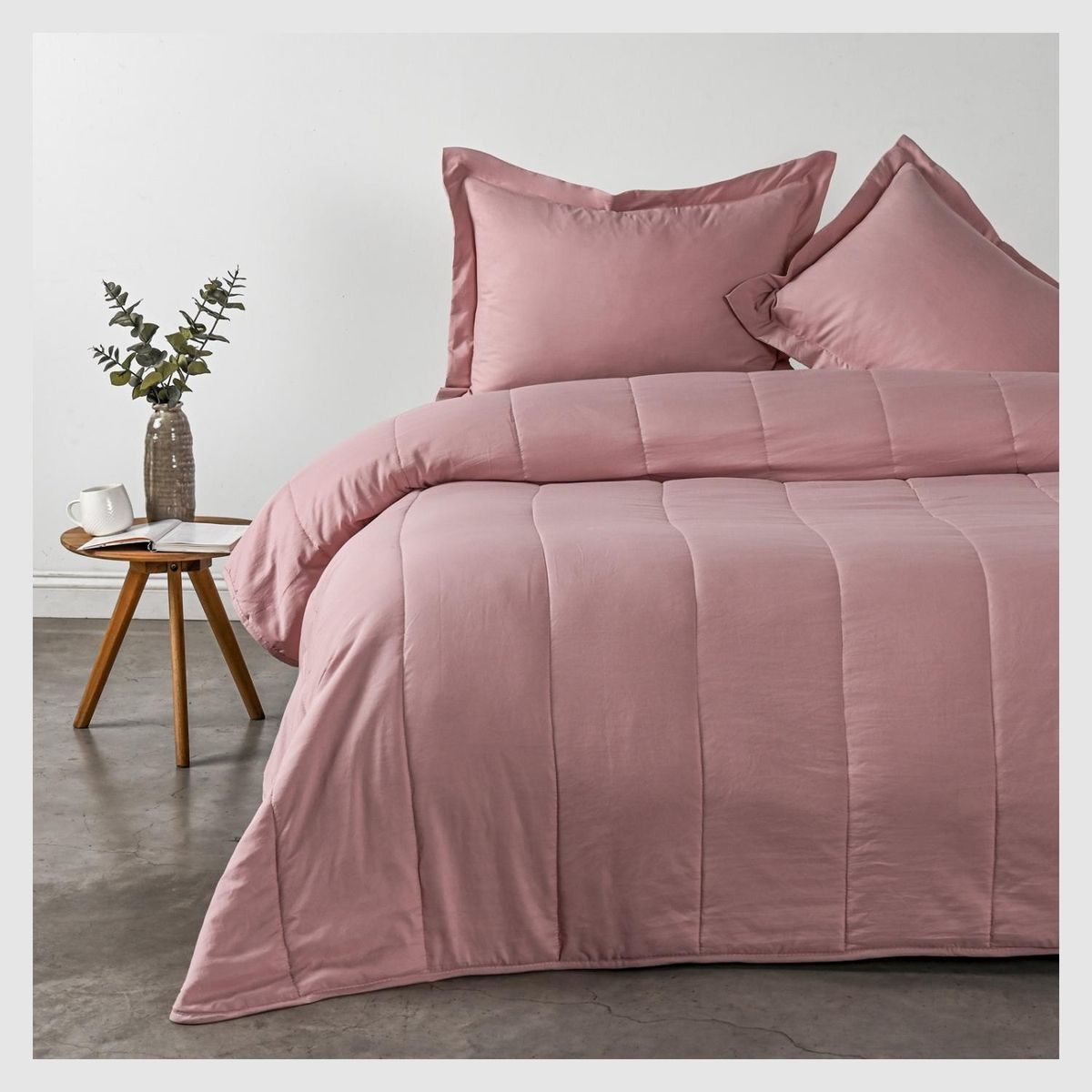 AMERICAN FAMILY - Cubrecama Rosa Cannon - American Family