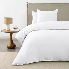 CANNON - Funda Plumón 180 Hilos Stonew Blanco