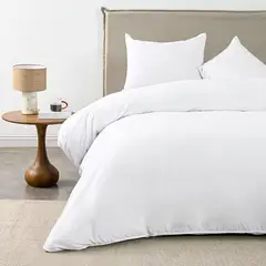 CANNON - Funda Plumón 180 Hilos Stonew Blanco