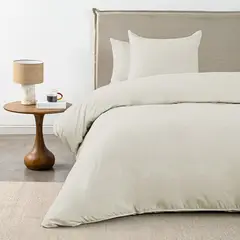 CANNON - Funda Plumón 180 Hilos Stonew Ecru