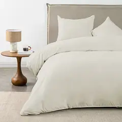 CANNON - Funda Plumón 180 Hilos Stonew Ecru