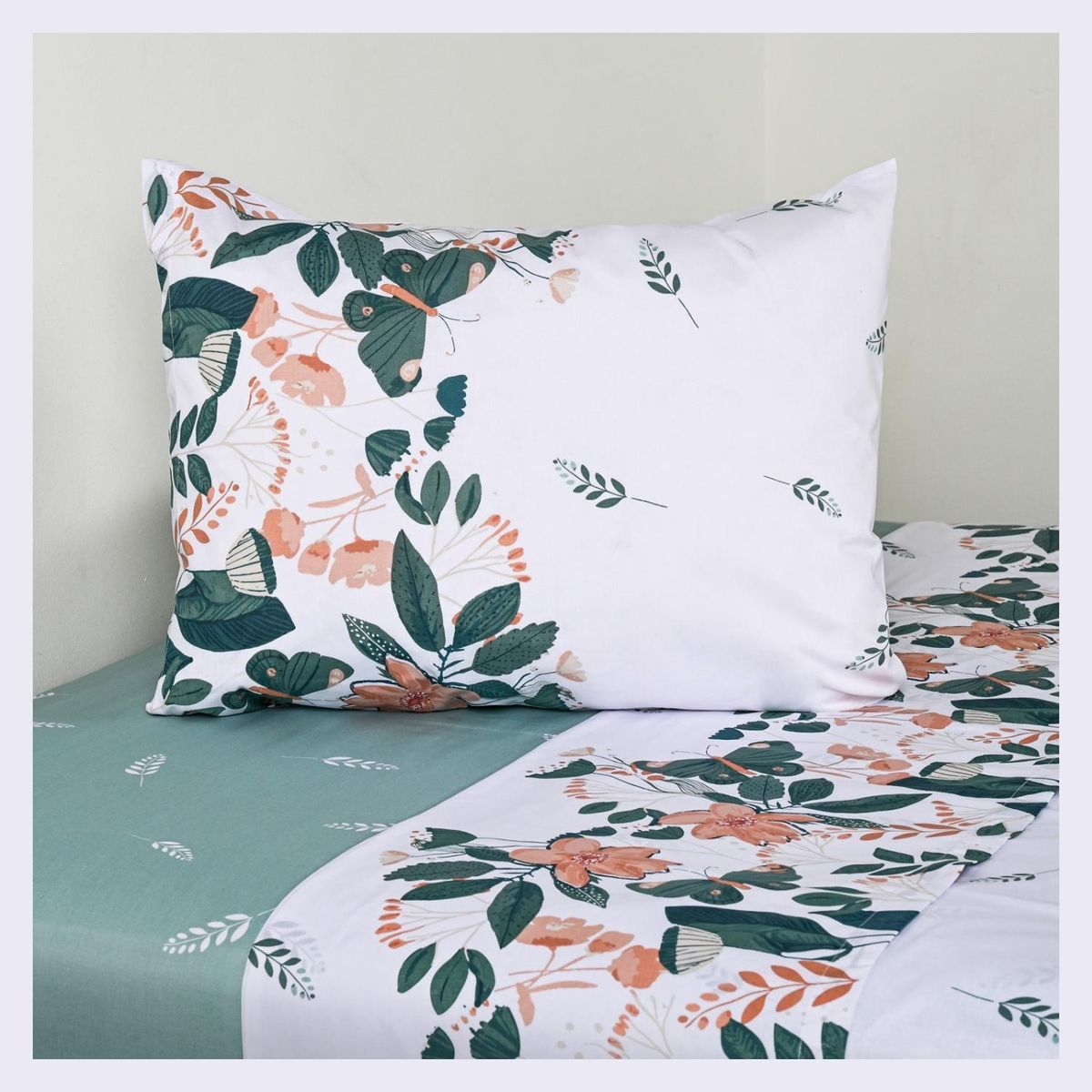 AMERICAN FAMILY - Sábanas 144 Hilos Ninfa Turquesa Cannon - American Family