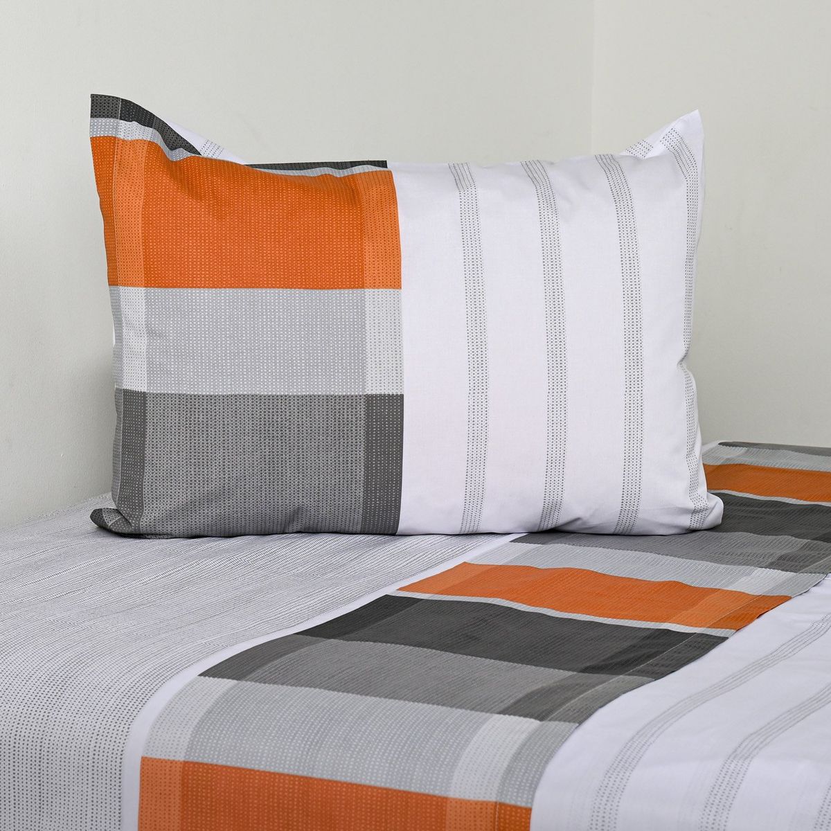 AMERICAN FAMILY - Sábanas 144 Hilos Franjas Terra Cannon - American Family