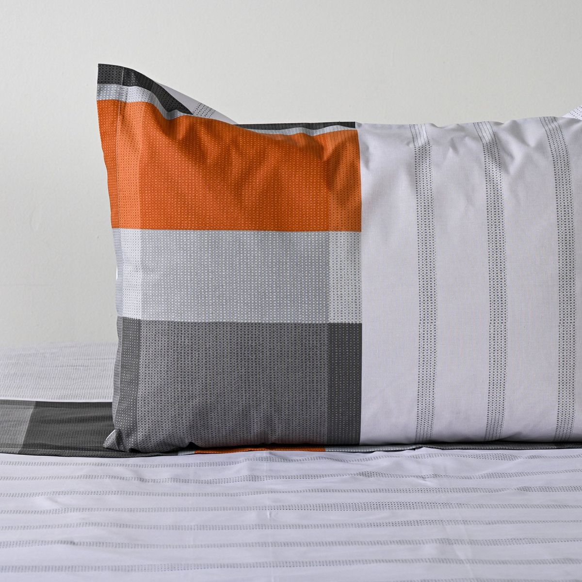 AMERICAN FAMILY - Sábanas 144 Hilos Franjas Terra Cannon - American Family