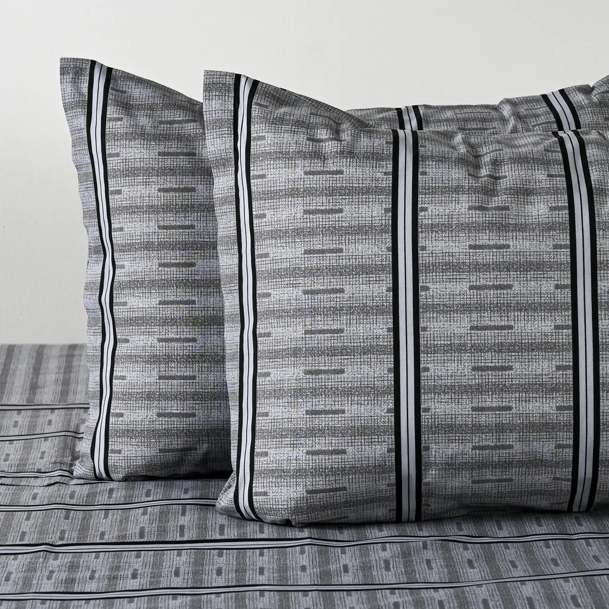 AMERICAN FAMILY - Sábanas 144 Hilos Vias Gris Cannon - American Family