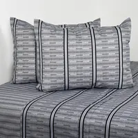 Sábanas 144 Hilos Vias Gris Cannon -