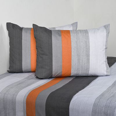 Imagen 1 del producto Sábanas 144 Hilos Franjas Gris Cannon -