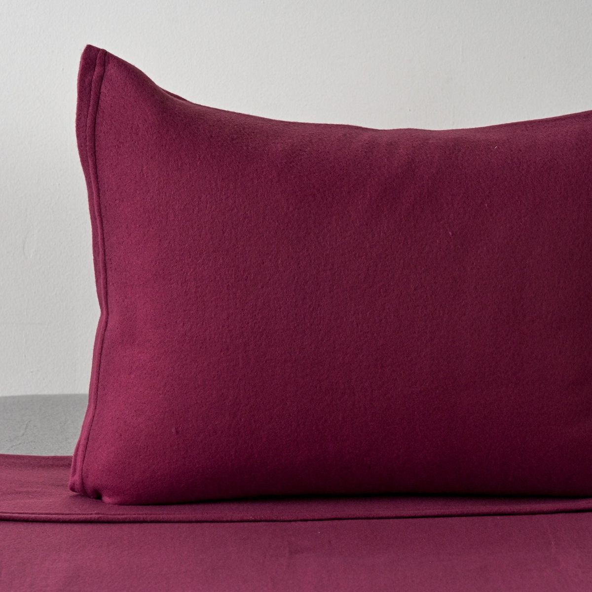 AMERICAN FAMILY - Sábanas Polar Liso Guinda Cannon - American Family