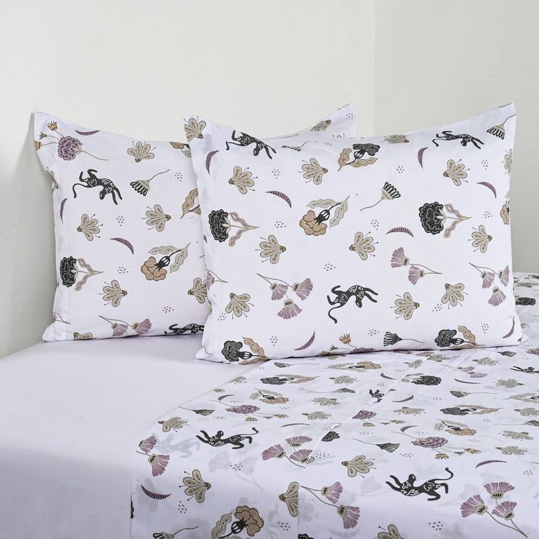 Sábana 200 Hilos Estampada Mistyc